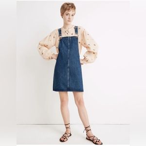 Madewell denim overall mini dress - Small